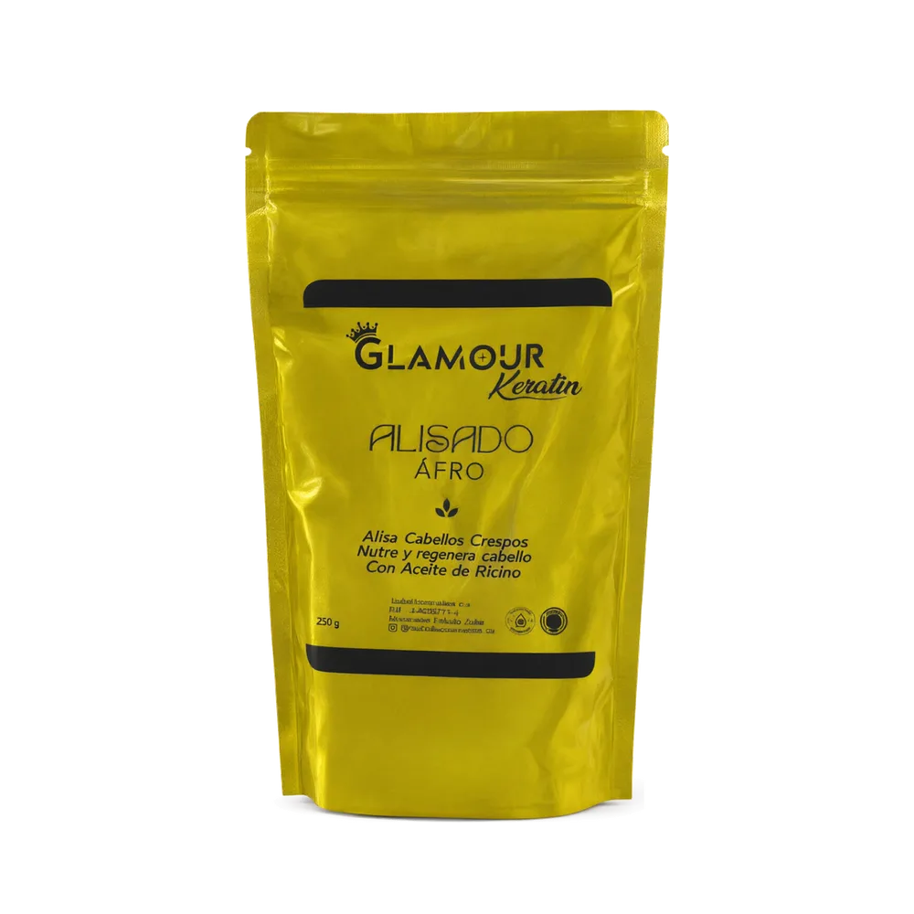 Keratina Glamour alisado afro
